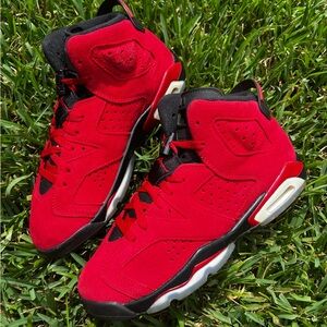 CLEAN Air Jordan 6 size 7 Toro Retro Red shoes